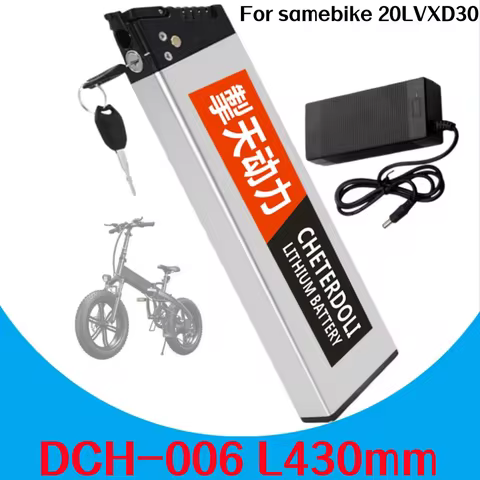 48V DCH-006 Rechargeable Battery Pack for 350W~800W Motors LAFLY X3/JINGHMA R7 R5 10Ah/12Ah/14Ah/16A