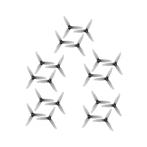 10pairs Gemfan 3016 Propeller 1.5m 2mm Hole 3 inch 3-Paddle CW CCW FPV Propeller Mini Props For 3inc