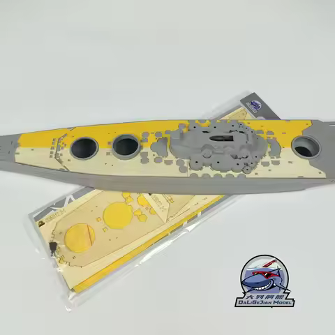 CY350112 1/350 Scale Wooden Deck Masking Sheet for Border BS-004 Imperial Japanese Navy Battleship Y