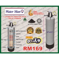 7-Layer-(9''x35'') New Product Halal Active Carbon Outdoor Water Filter / Penapis Air Luar Rumah 1 Unit 1 Transaction