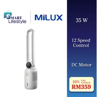 Milux Bladeless Fan With Air Cooler (35W) MBF-35AC