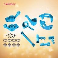Lohobby Aluminum Alloy Steering Combination Upgrade Kit for HSP 94123 94111 94188, Easy to Install