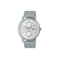 Casio Mens Analog MTP-B310M-7AV Silver Stainless Steel Strap Watch for Men (TWP-01)