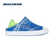 Skechers สเก็ตเชอร์ส รองเท้าเด็กผู้ชาย Boy Guzman Steps Foamies Shoes - 406608L-BLLM