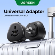 UGREEN Compatible with100V-250V Universal Travel Adapter, 1250W All-in-One International Power Plug 