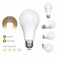 E27 human body‑sensor LED bulbs for home and hallway use, 5W, 7W, 9W, 12W, 15W, radar sensor plus li
