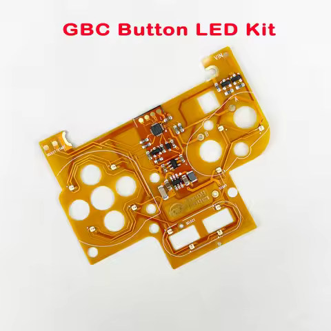 For GBC GameBoy Colour button Internal LED Light Kit Multi-Color Motherboard Mod DIY Customization A