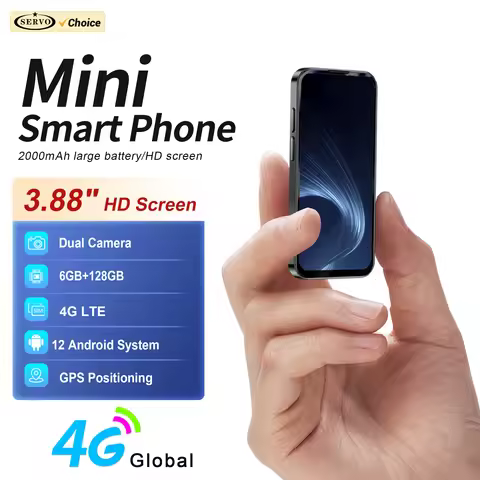 SERVO 19PRO 4G LTE Mini Smartphone Android 12 System 3/4/6GB+32/64//128GB Play Store WiFi Face ID Sm