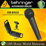 Behringer XM 8500 Handheld Dynamic Cardioid Vocal Microphone Black (XM8500 XM-8500)