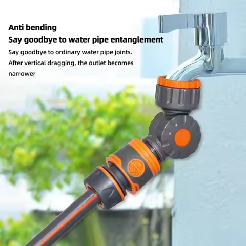 One-Inch Water Pipe Quick Connector 180° Rotatable Quick Connect Universal Threaded Connector Garden
