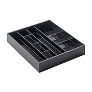 【Direct from japan】Yamazaki 3D Horizontal Expandable Cutlery Case  Black  Approx. W29.7–47.4 x D35 x