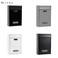 Devoko Combination Lock Security Mailbox Wall Mount with Parcel Drop Slot for Villa Garden Multipurp