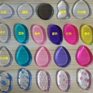 Transparent Transparent Silicone Puff Makeup Puff Jelly Puff Makeup No Powder Wet Face Puff Makeup T