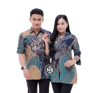 Couple Batik Clothes, Batik Tops for Couples, Husband and Wife