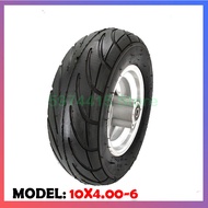 【Direct-sales】 10*4.00-6 Tire Wheel For Harleys Kart Atv Four-Wheeled Motorcycle Off-Road 10x4.00-6