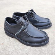ส่งฟรี 9Us 27cm 42Eu รองเท้า Classico รุ่น Box Toe Work Oxford Shoes Black Pre-owned Authentic
