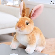 Skinye ตุ๊กตากระต่ายจำลองกระต่ายของเล่นกระต่ายอีสเตอร์สัตว์น่ารักเหมือนจริง