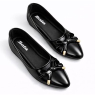 Flatshoes Bata Felnice Ribbon PatternWanita - Casual Formal Ballerina Shoes for Women - Size 37-41