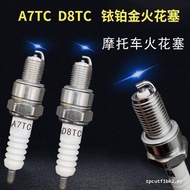 Motorcycle Universal Spark Plug 125 150 100 D8TC A7TC Iridium Platinum Spark Plug Scooter Cross Ridi