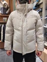 The North Face 22FW北面韓版白標戶外保暖防水連帽鵝絨羽絨服外套