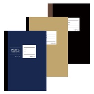Double A|Cloth Rubber Notebook-B5/A5 (Horizontal Line/Square/Blank Notes) (40 Pages/Thickness 60 Pag