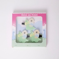 3J Hair Clip Set Riding A Dino Accessories
