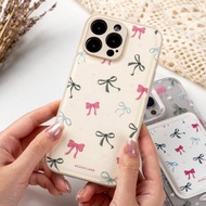 節日感蝴蝶結 荔枝皮紋全包鏡頭手機保護殻