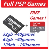 PSP memory card with FREE PSP games / PSP1000 PSP2000 PSP3000