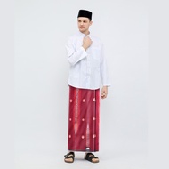 Sarung ATLAS Silver Super Premium 960 Motif A9 JGI Merah Hati