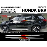Minimalist Cutting Sticker for Honda BRV Car Body, Honda All New BRV Accessories