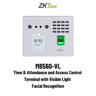 Zkteco MB560-VL Linux-Based Hybrid Biometric Time & Attendance and Access Control Terminal with Visi