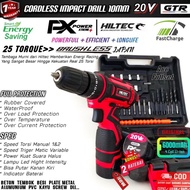 Terlaris!!! Mesin Bor baterai 20V Cordless uchiha cas impact drill