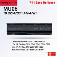 mu06 notebook battery for hp 10.8v Pavilion G4 G6 G7 CQ42 CQ32 G42 CQ43 G32 DV6 DM4 G72 593562-001 H