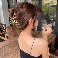 Ready Stock Ins Fashion 11cm Metal Large Hair Claw Clip Hair Clip Hair Accessories网红同款11cm大抓夹鲨鱼夹发夹头饰