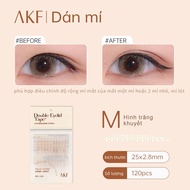 2452[AKF]Dán mí AKF kích mí lưới tàng hình chống nước và chống mồ hôi 120PCS2555