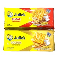(OUTER) JULIE'S SUGAR CRACKERS 343G / GOLDEN CRACKERS 331G