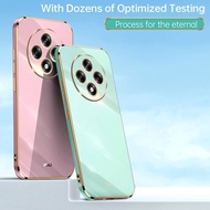 Plating Square Frame Camera Protection Case For Redmi 14C 14R A4 A3 Pro 2411DRN47C 2409BRN2CA 2409BR