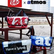 泰國 KITKAT x Atmos 期間限定防水斜孭袋