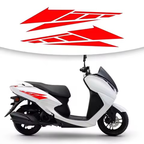 Motorcycle Front Fender Moto Side Body Head Tail Box Reflective Stickers Pegatinas Decal Accessories