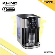 Khind 4L Instant Hot Water Dispenser EK4000D (Black)
