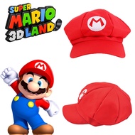 Kids Super Mario Bros Hat For Boys Girls Classic Game Mario Octagonal Hat Dome Cotton Caps Cartoon Cosplay Hats Caps Birthday Party Gift