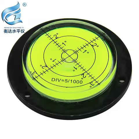 Plastic level bubble flange level bubble universal level high precision level 80*14