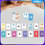 [Etekaxa] Number Flash Cards 0-25 Math Cards,Addition Subtraction,Flashcards Math Games