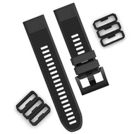 Silicone Replacement Secure Rings Watch Strap Fasteners Band Keepers Strap Loops Compatible with GAR