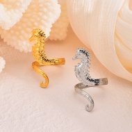 cincin emas 916 original cincin 916 European American Classic INS Style 18k Gold Stainless Steel Hip