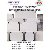 PVC LINK PVC WEATHERPROOF ENCLOSURE / JUNCTION BOX/ AUTOGATE BOX / ELECTRICAL BOX / OUTDOOR / CCTV B