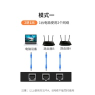Matodimensional MT-RJ45-2 Network Switcher 2 In 1 Out Internal External Network Free Network Cable P