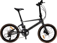 TWITTER (Unassembled)F451 Carbon Hydraulic Disc Brake Sram 22S Folding Bike - Grey/Black