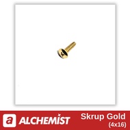 Gold Screw Bolts 4x16 for All Brands of Underbone Motorcycles Universal 4x16 Gold Screw Bolts for Au