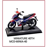 Yamaha Y15ZR Y15 Ysuku Miniature Diecast 40th Year Anniversary Edition Original Hong Leong Model Mot